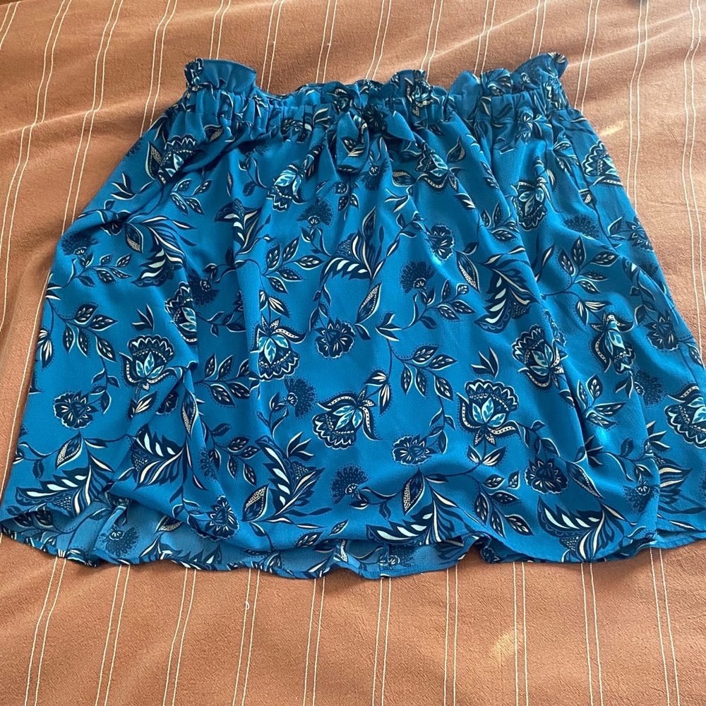 Lane Bryant Floral Teal Women's Skirt